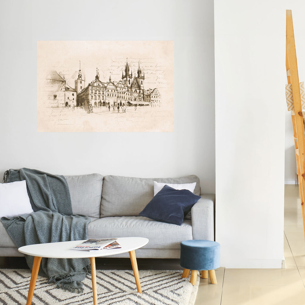 WHISPERS OF ARCHITECTURE Poster Horizontal Autocolante