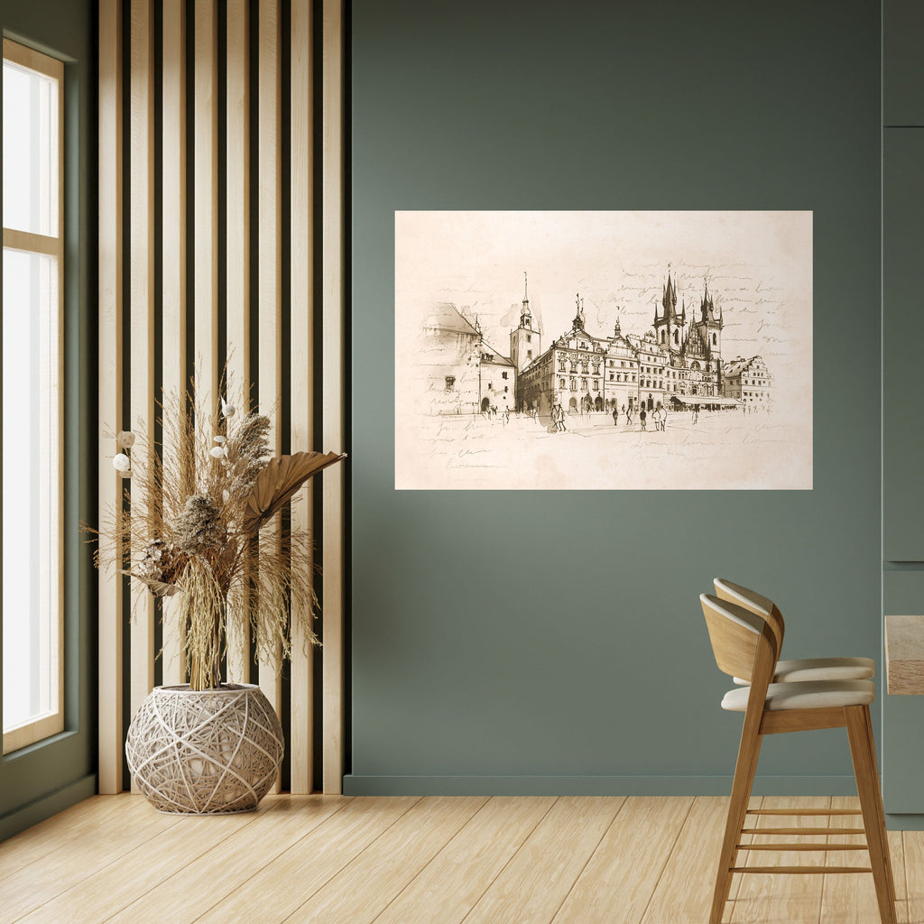 WHISPERS OF ARCHITECTURE Poster Horizontal Autocolante