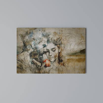 WHISPERS OF TEMPTATION Horizontal Canvas Print