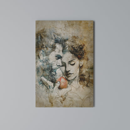 WHISPERS OF TEMPTATION Quadro em tela vertical