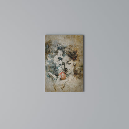 WHISPERS OF TEMPTATION Quadro em tela vertical