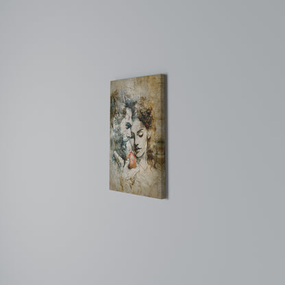 WHISPERS OF TEMPTATION Quadro em tela vertical