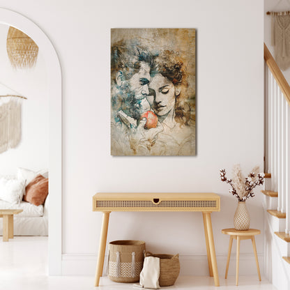 WHISPERS OF TEMPTATION Quadro em tela vertical