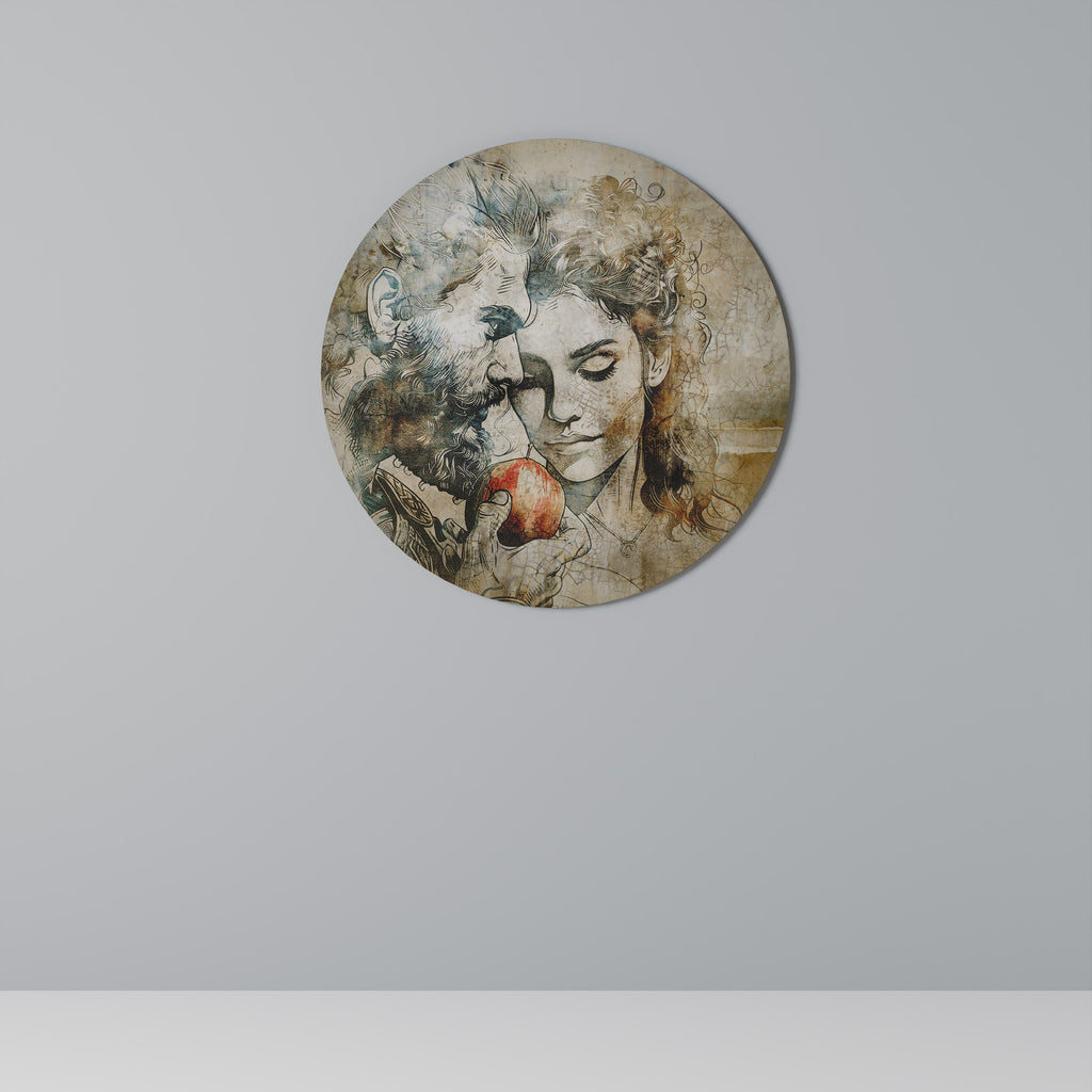 WHISPERS OF TEMPTATION Round Wall Art