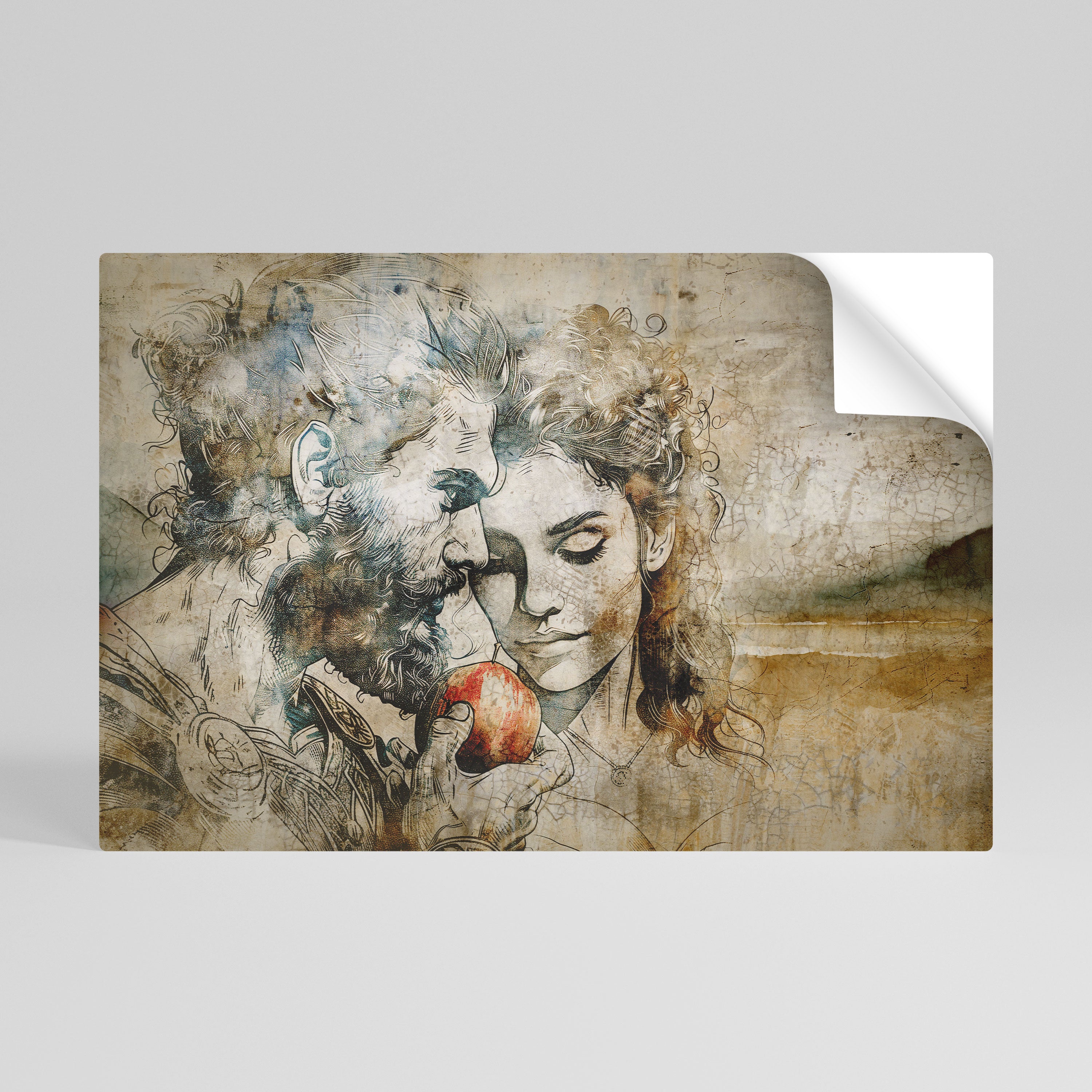 WHISPERS OF TEMPTATION Póster Autocolante Horizontal