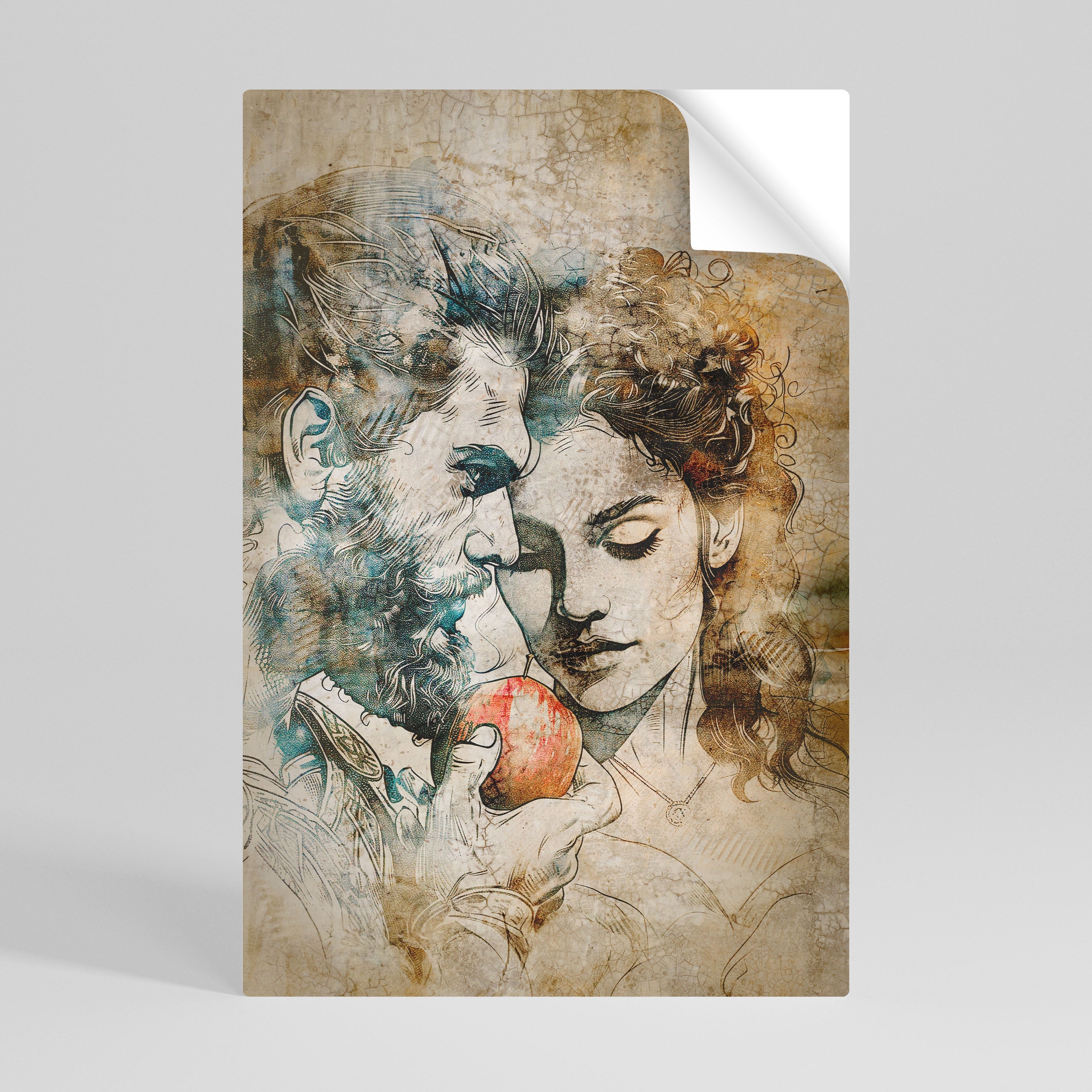 WHISPERS OF TEMPTATION Poster Vertical Autocolante