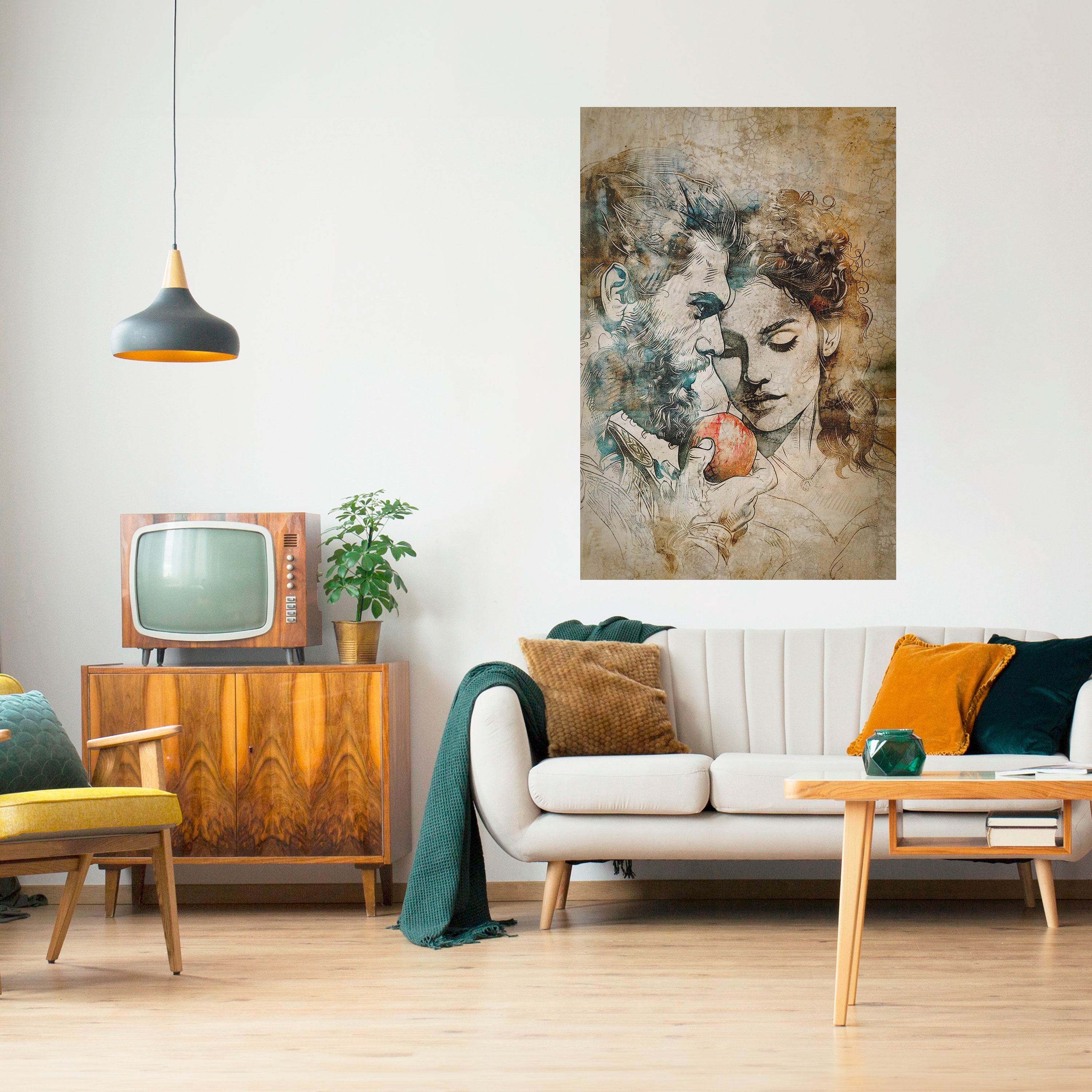 WHISPERS OF TEMPTATION Poster Vertical Autocolante