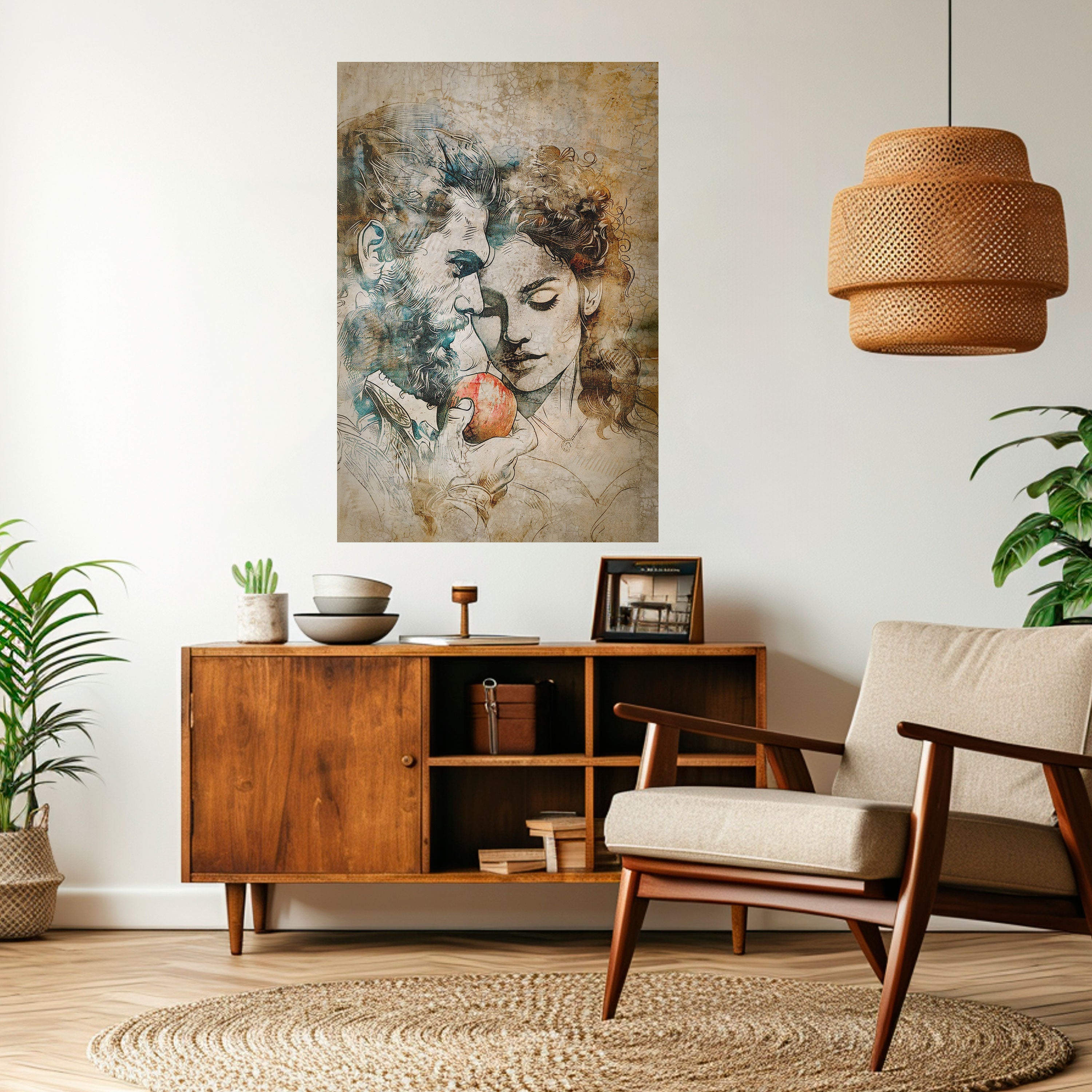 WHISPERS OF TEMPTATION Poster Vertical Autocolante