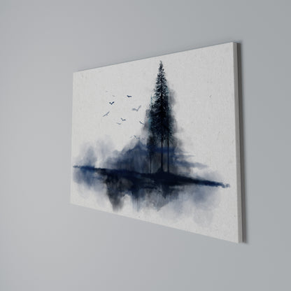MISTY RECOLLECTION Horizontal Canvas Print