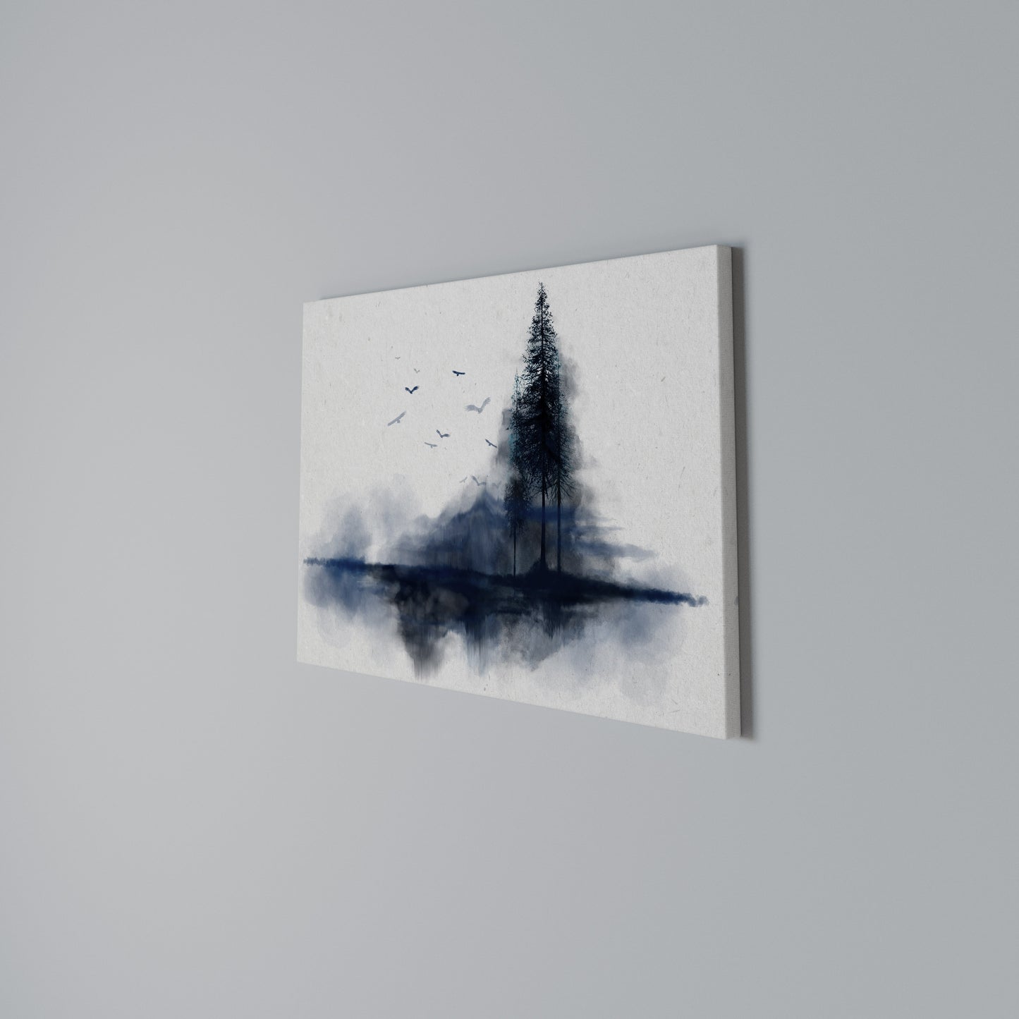 MISTY RECOLLECTION Horizontal Canvas Print