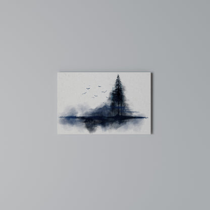 MISTY RECOLLECTION Horizontal Canvas Print