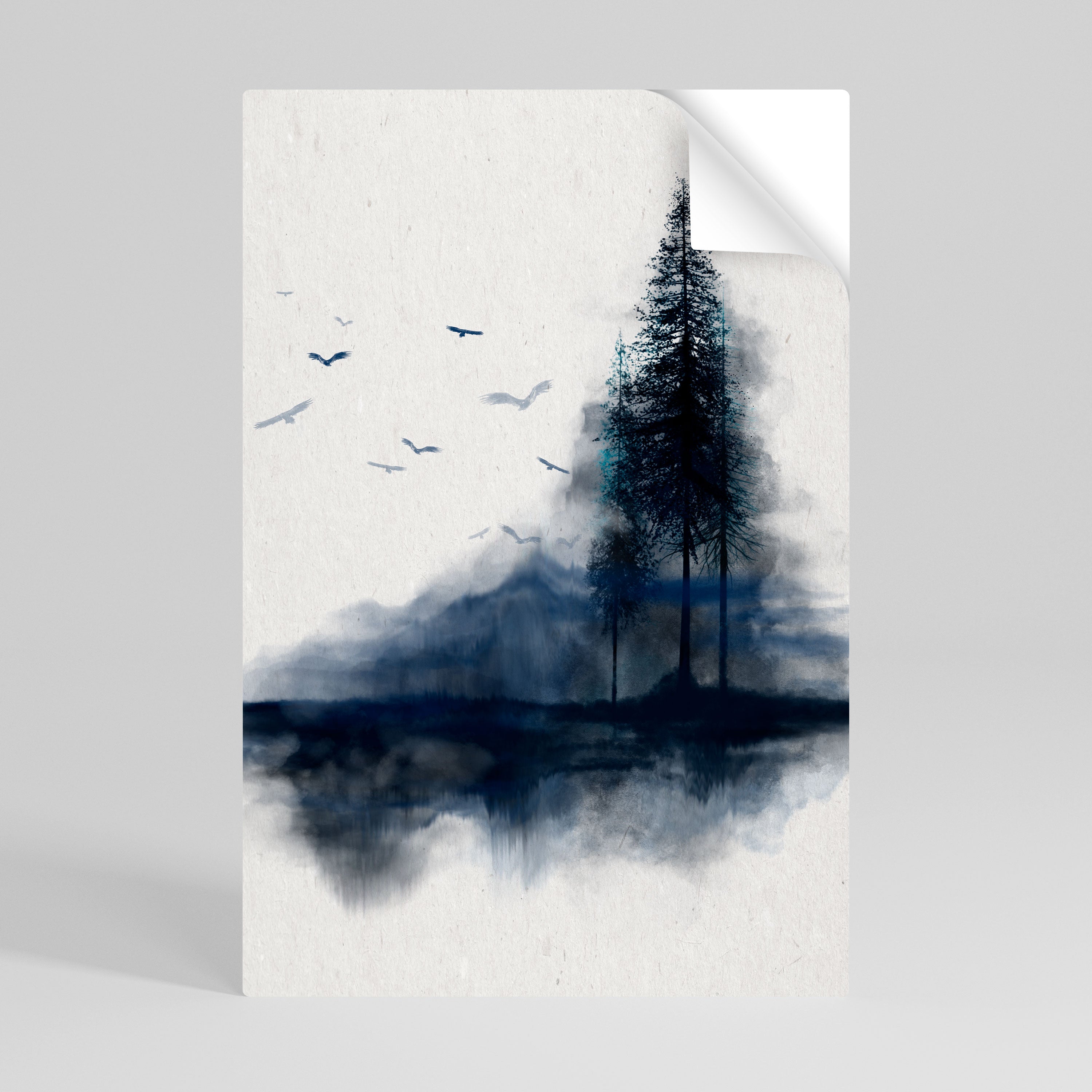MISTY RECOLLECTION Póster Autocolante Vertical