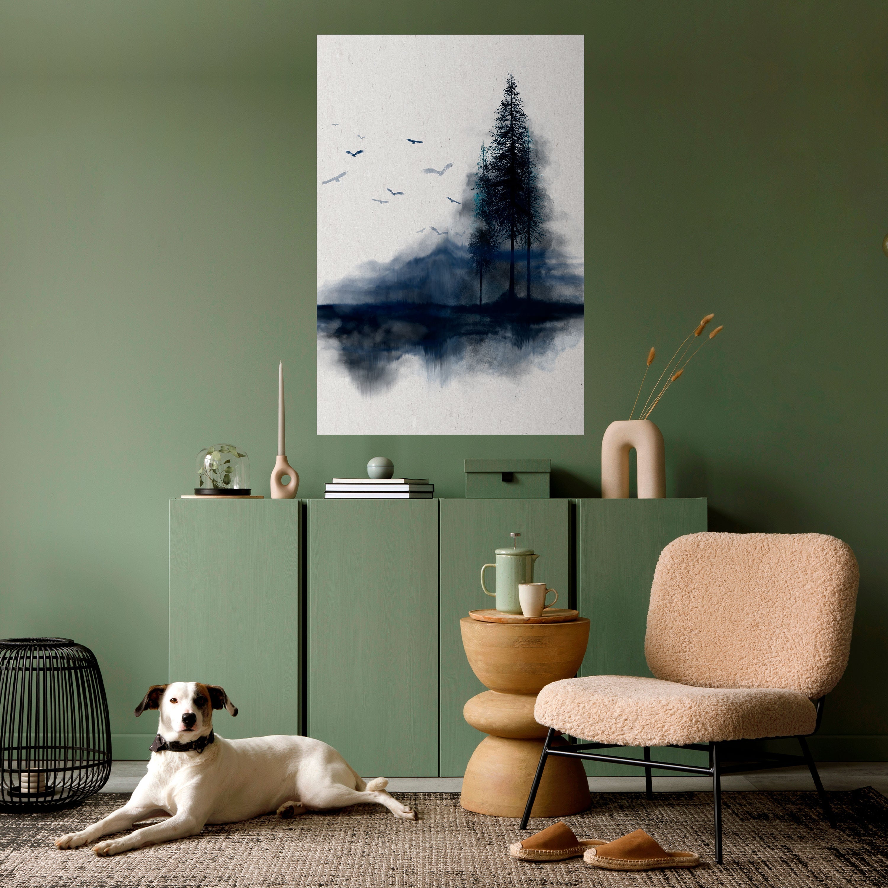 MISTY RECOLLECTION Poster Vertical Autocolante