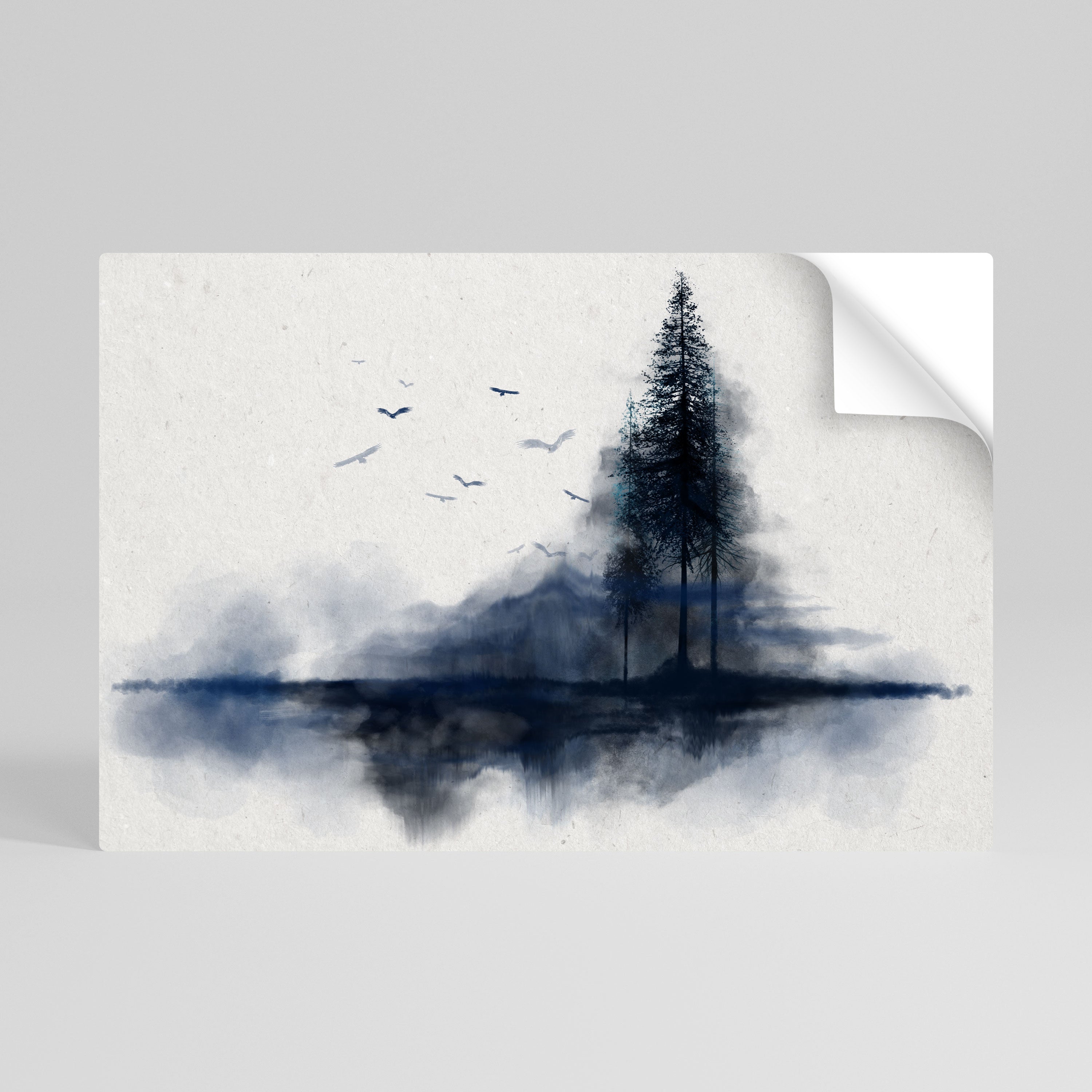 MISTY RECOLLECTION Póster Autocolante Horizontal