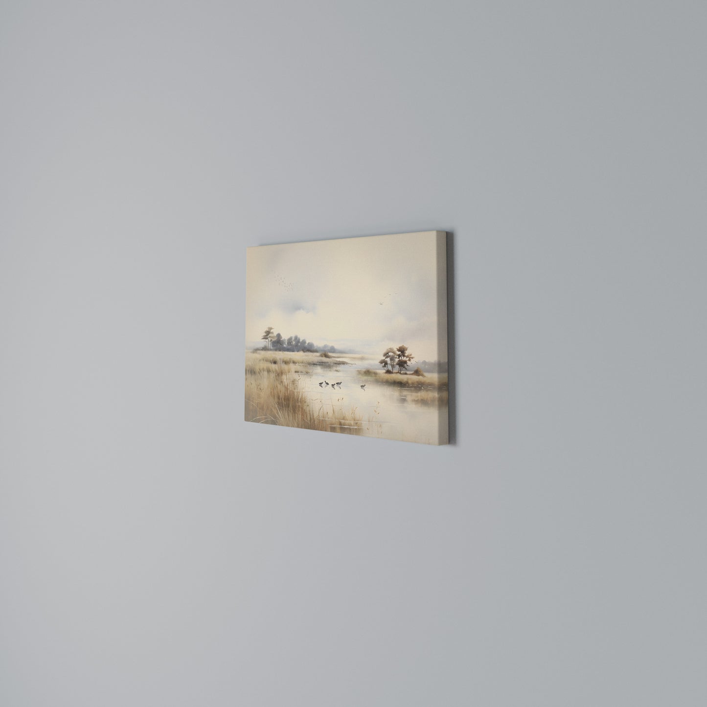 LAKESIDE NOSTALGY Horizontal Canvas Print