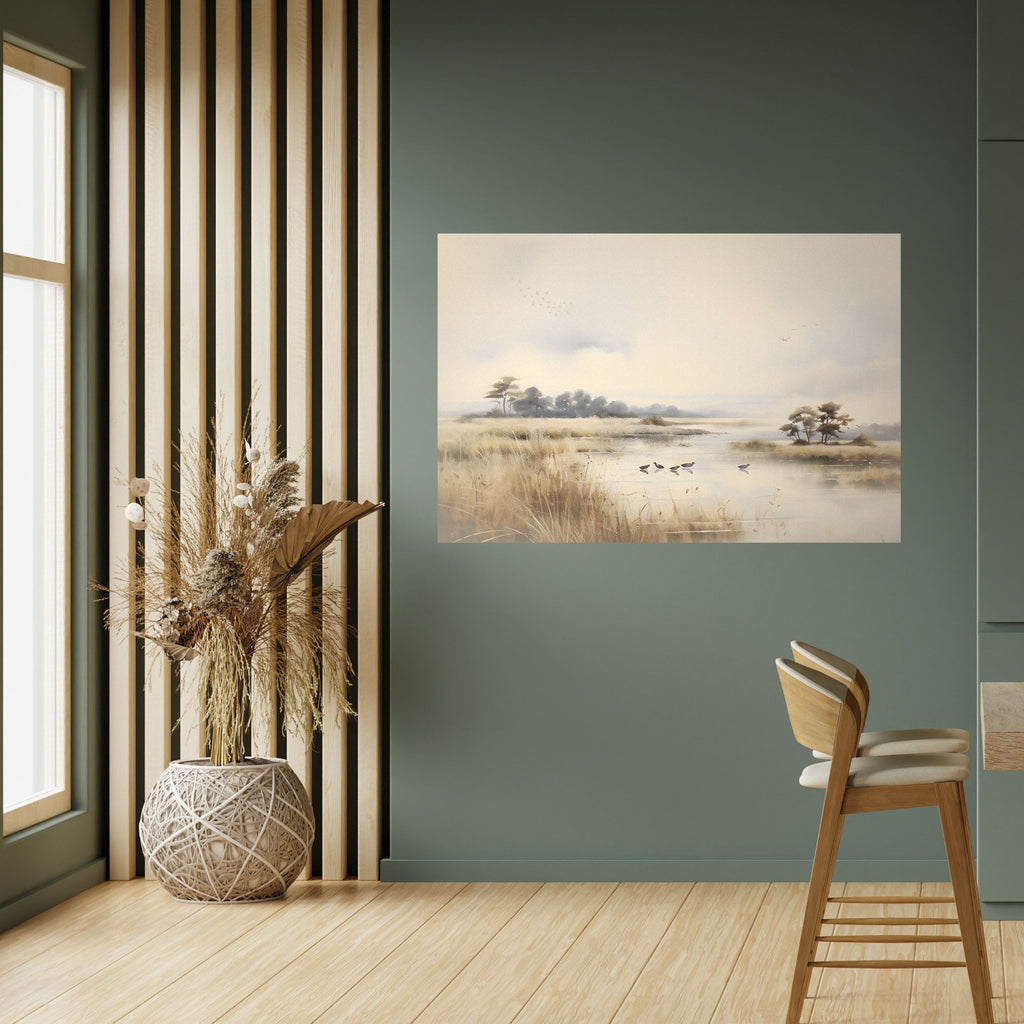 LAKESIDE NOSTALGY Poster Horizontal Autocolante