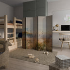 SUMMERTIME SADNESS Decorative 5-Panel Room Divider