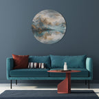 AZURE SUMMITS Round Wall Art