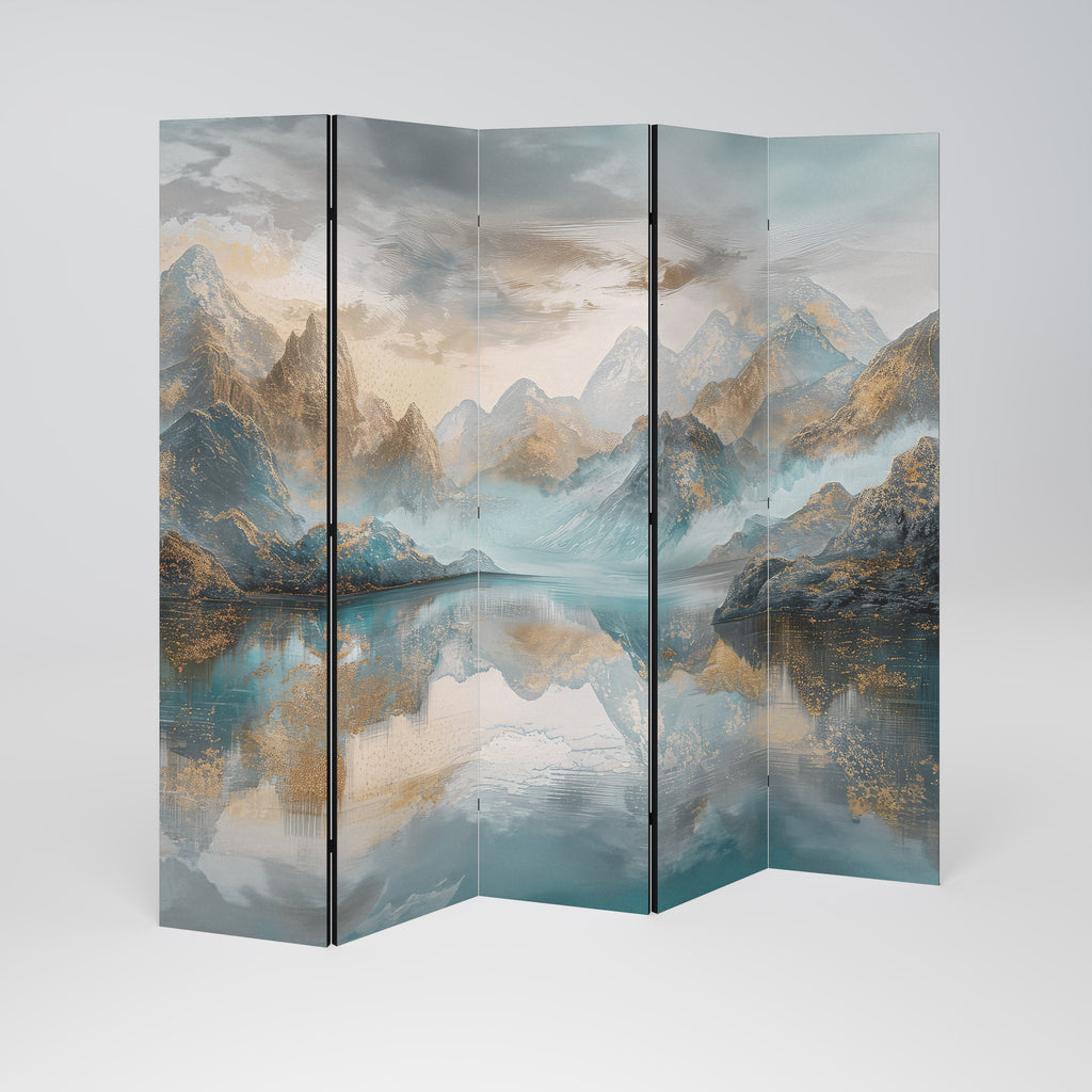AZURE SUMMITS Decorative 5-Panel Room Divider
