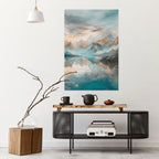 AZURE SUMMITS Poster Vertical Autocolante