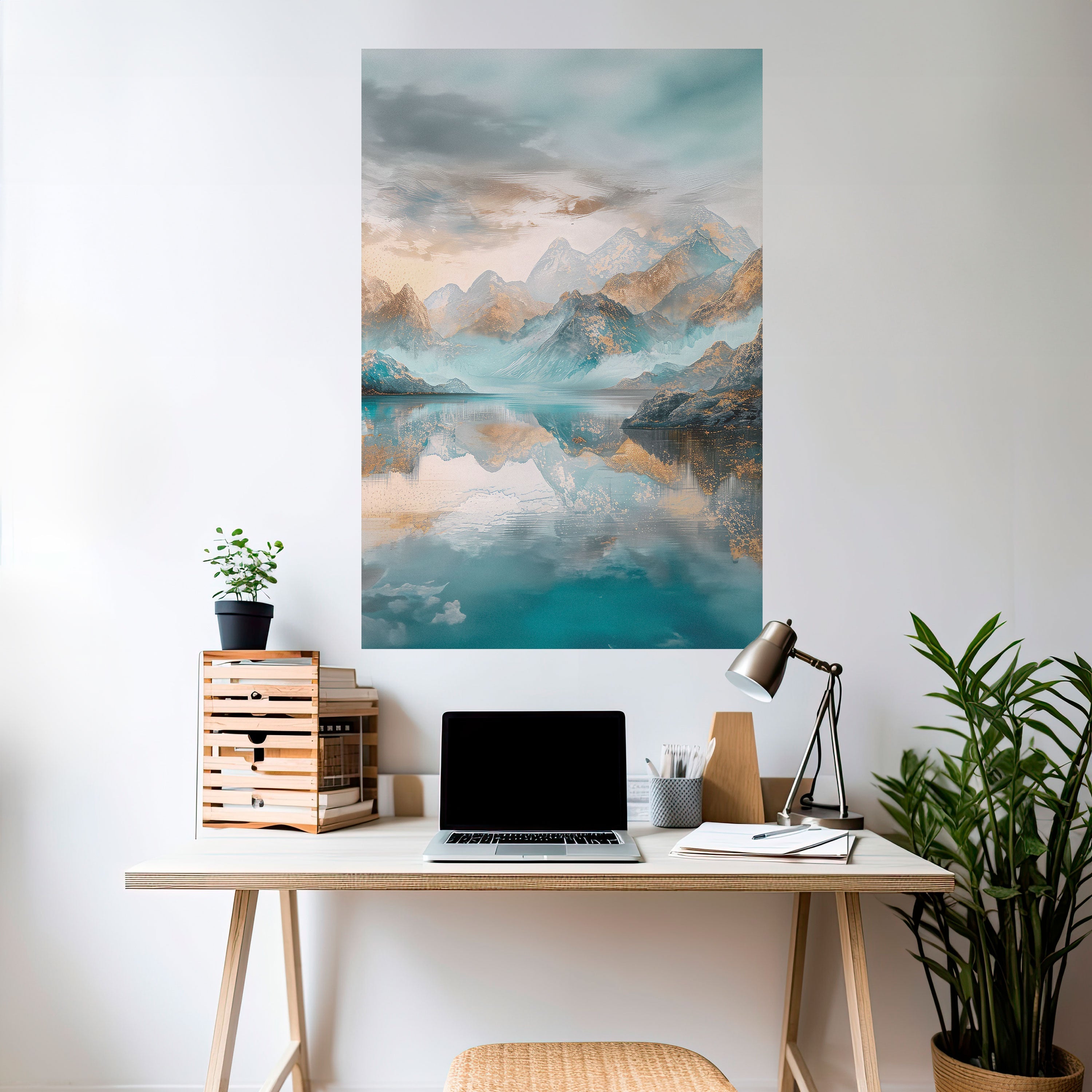 AZURE SUMMITS Poster Vertical Autocolante