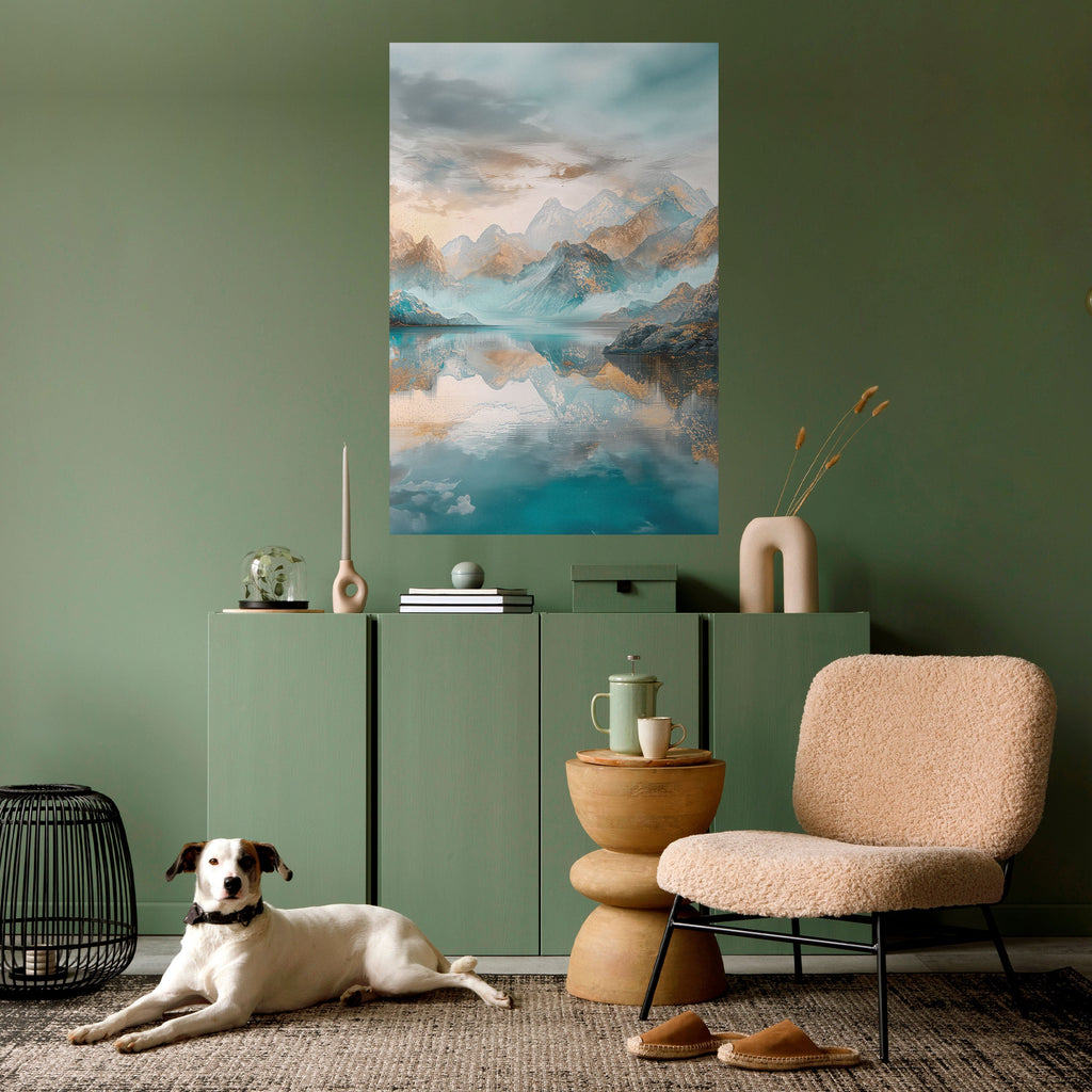 AZURE SUMMITS Poster Vertical Autocolante