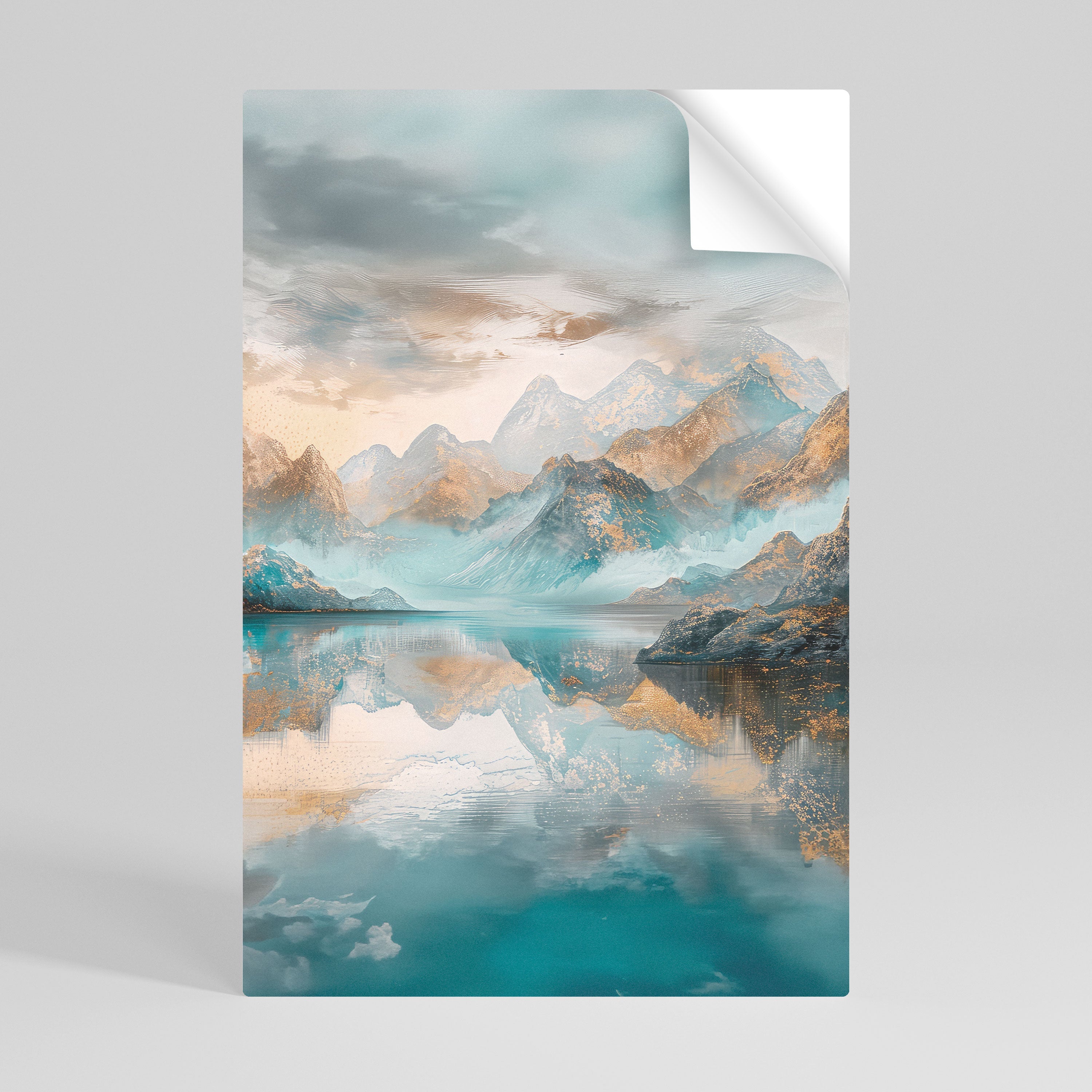 AZURE SUMMITS Poster Vertical Autocolante