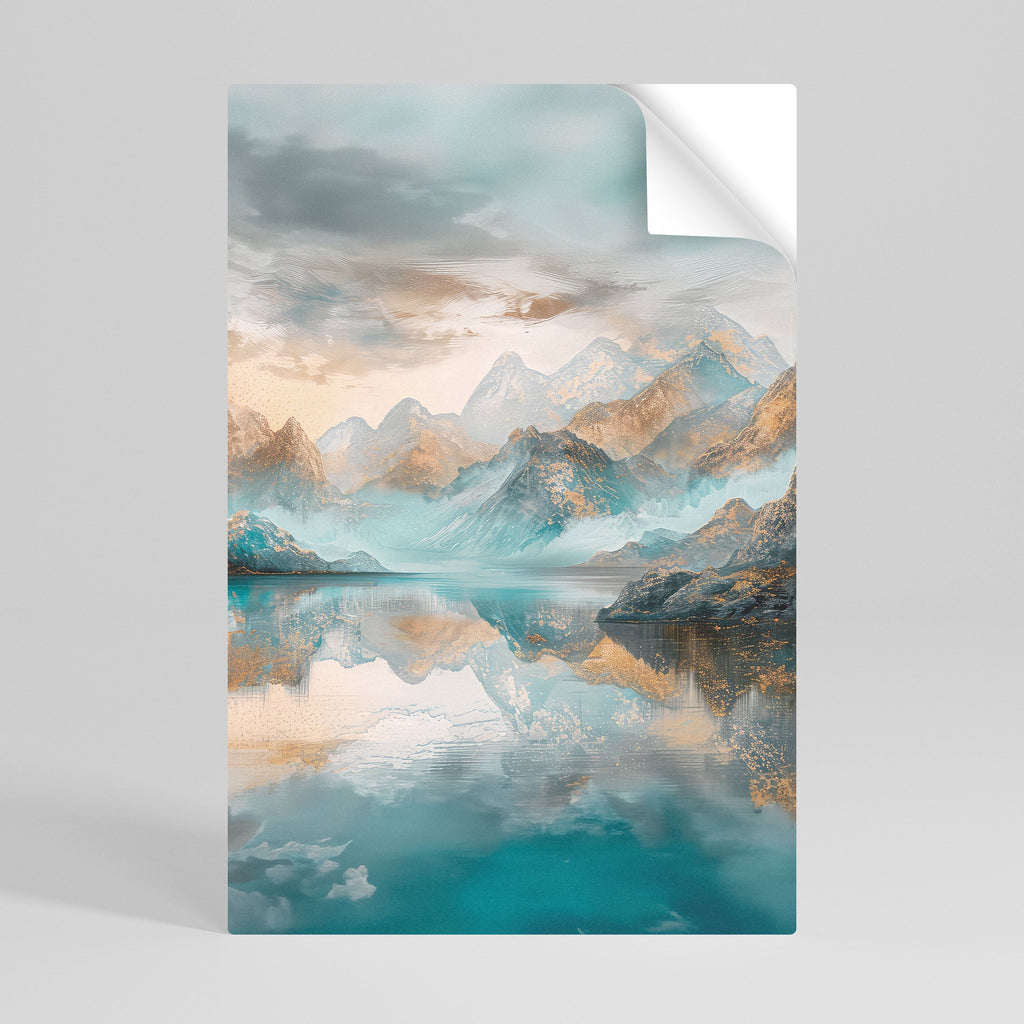 AZURE SUMMITS Poster Vertical Autocolante