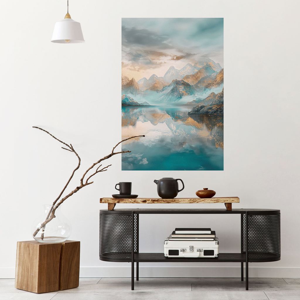 AZURE SUMMITS Poster Vertical Autocolante