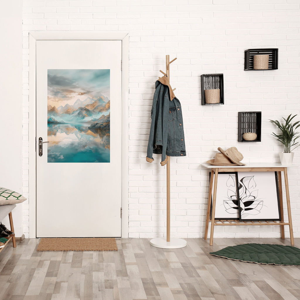 AZURE SUMMITS Poster Vertical Autocolante