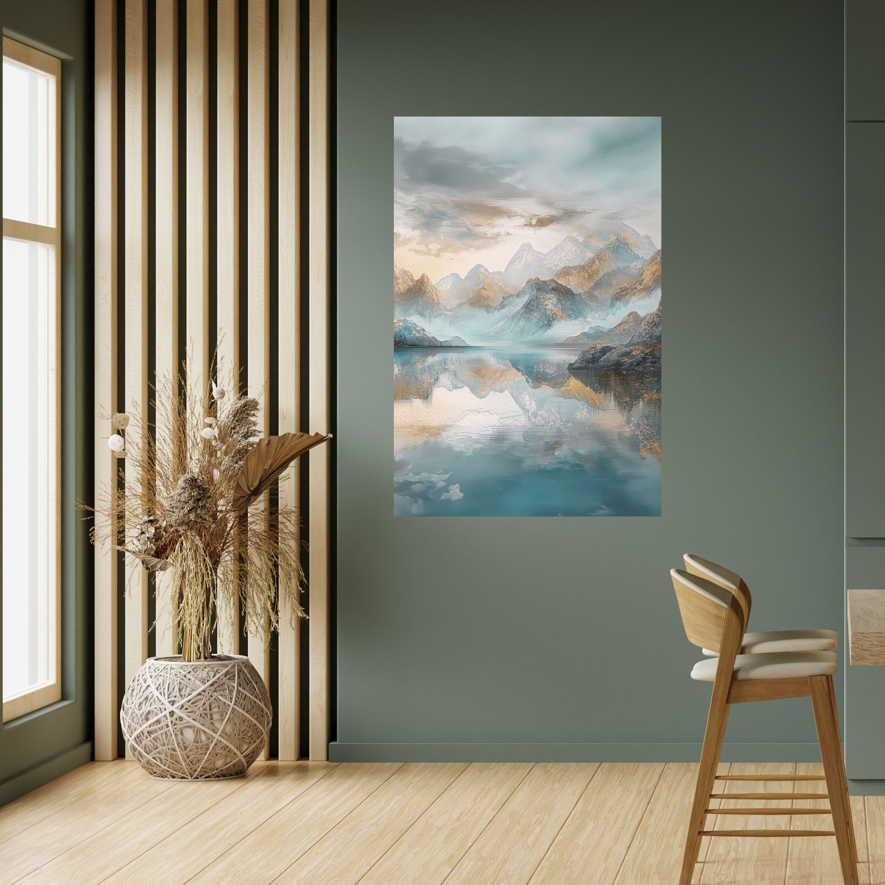 AZURE SUMMITS Poster Vertical Autocolante