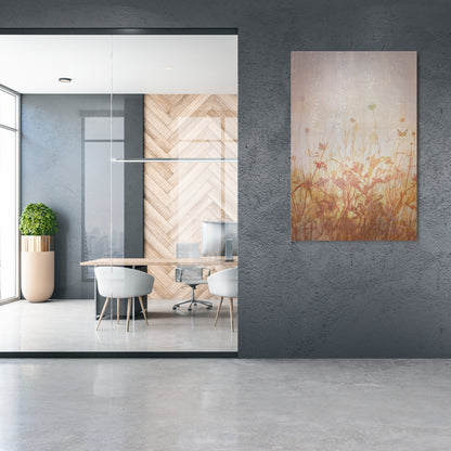 MEADOW BUTTERFLIES Vertical Canvas Print
