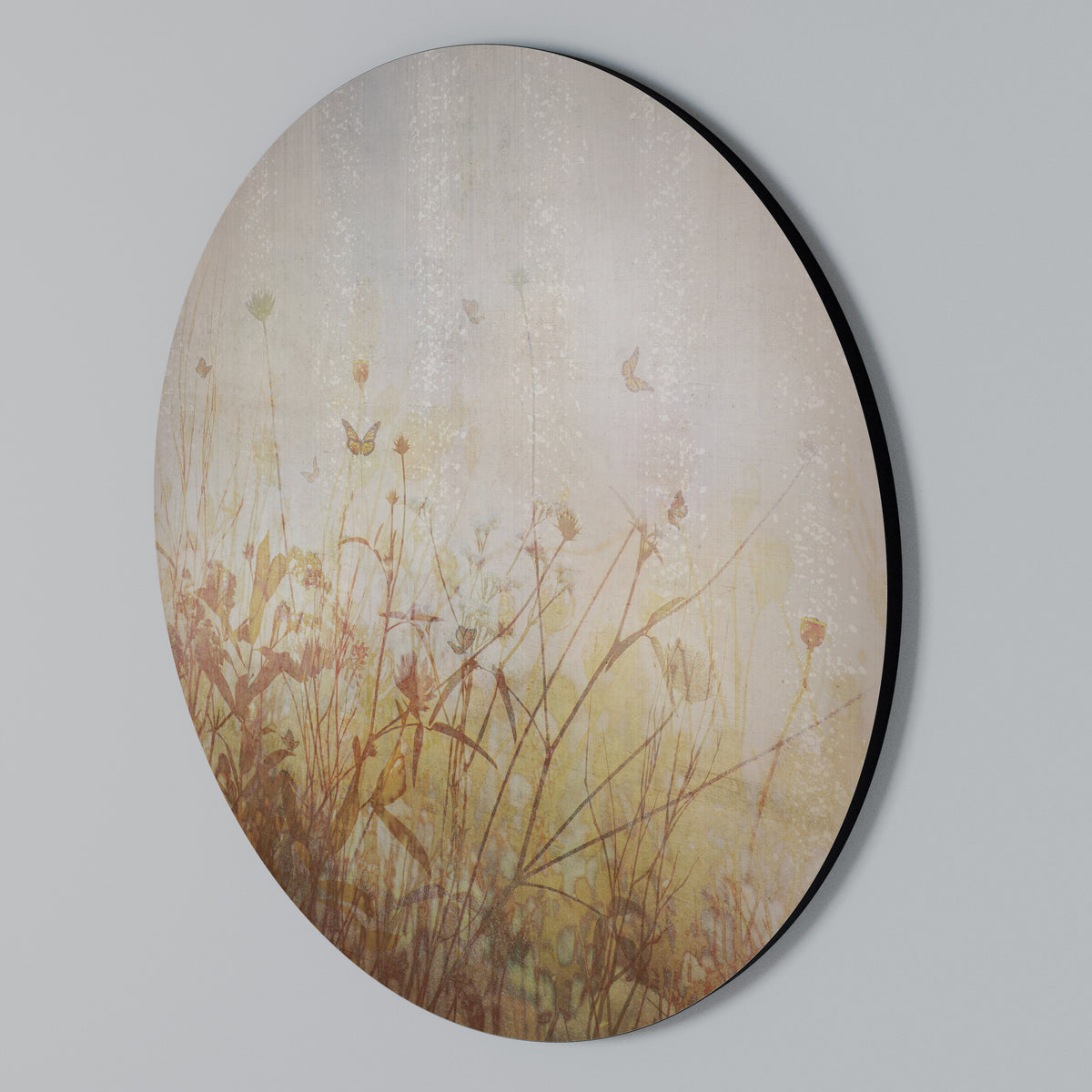 MEADOW BUTTERFLIES Arte de Parede Redonda