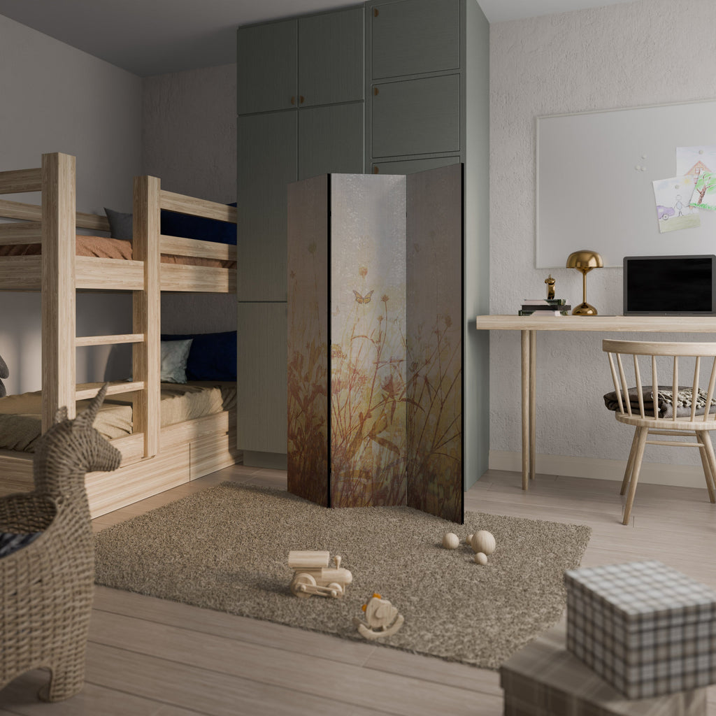 MEADOW BUTTERFLIES Biombo Decorativo de 3 Painéis