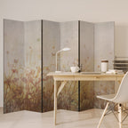 MEADOW BUTTERFLIES Decorative 6-Panel Room Divider