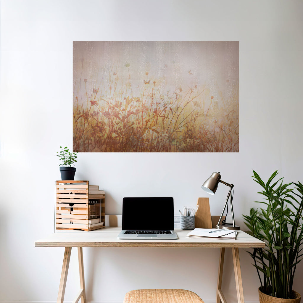 MEADOW BUTTERFLIES Poster Horizontal Autocolante
