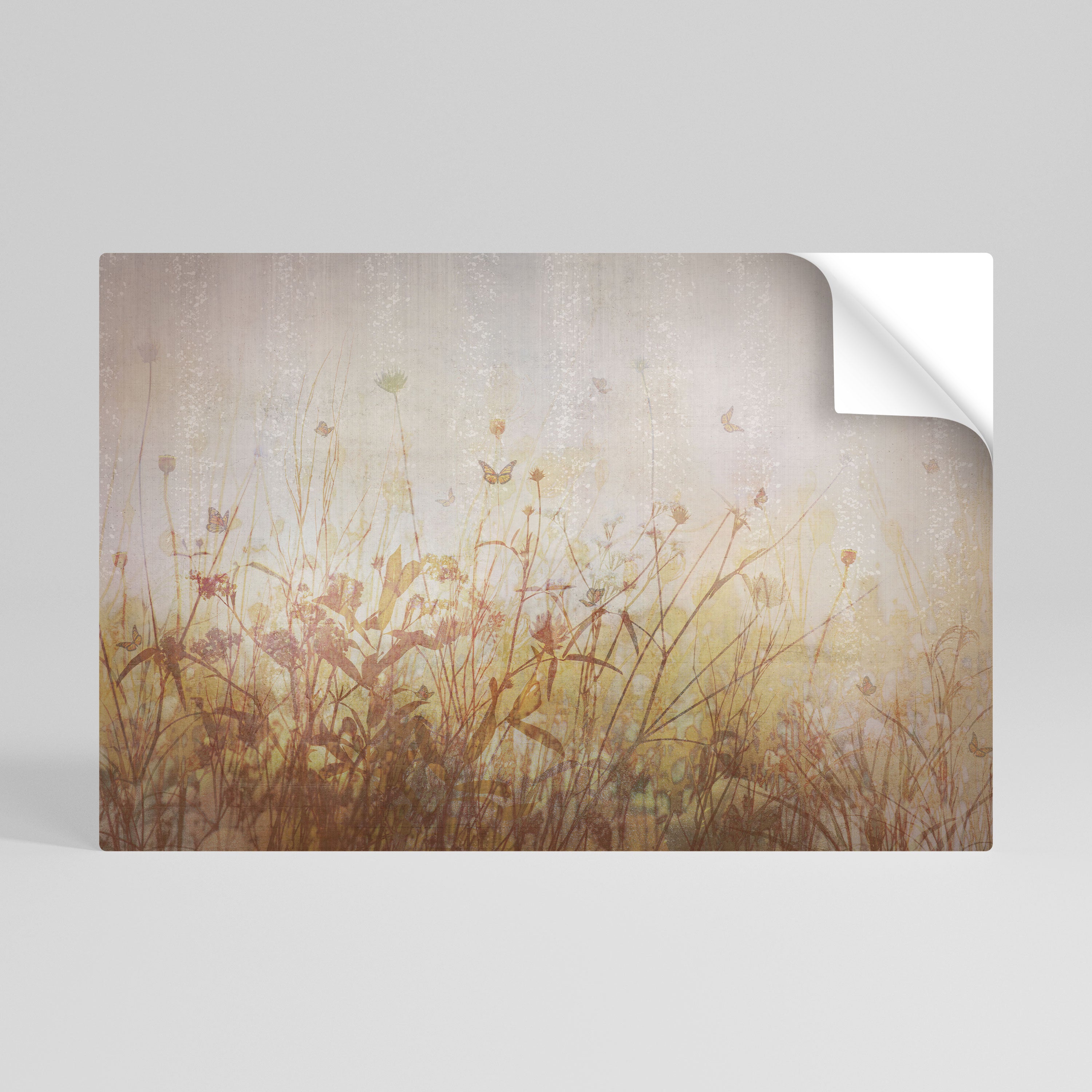 MEADOW BUTTERFLIES Póster Autocolante Horizontal