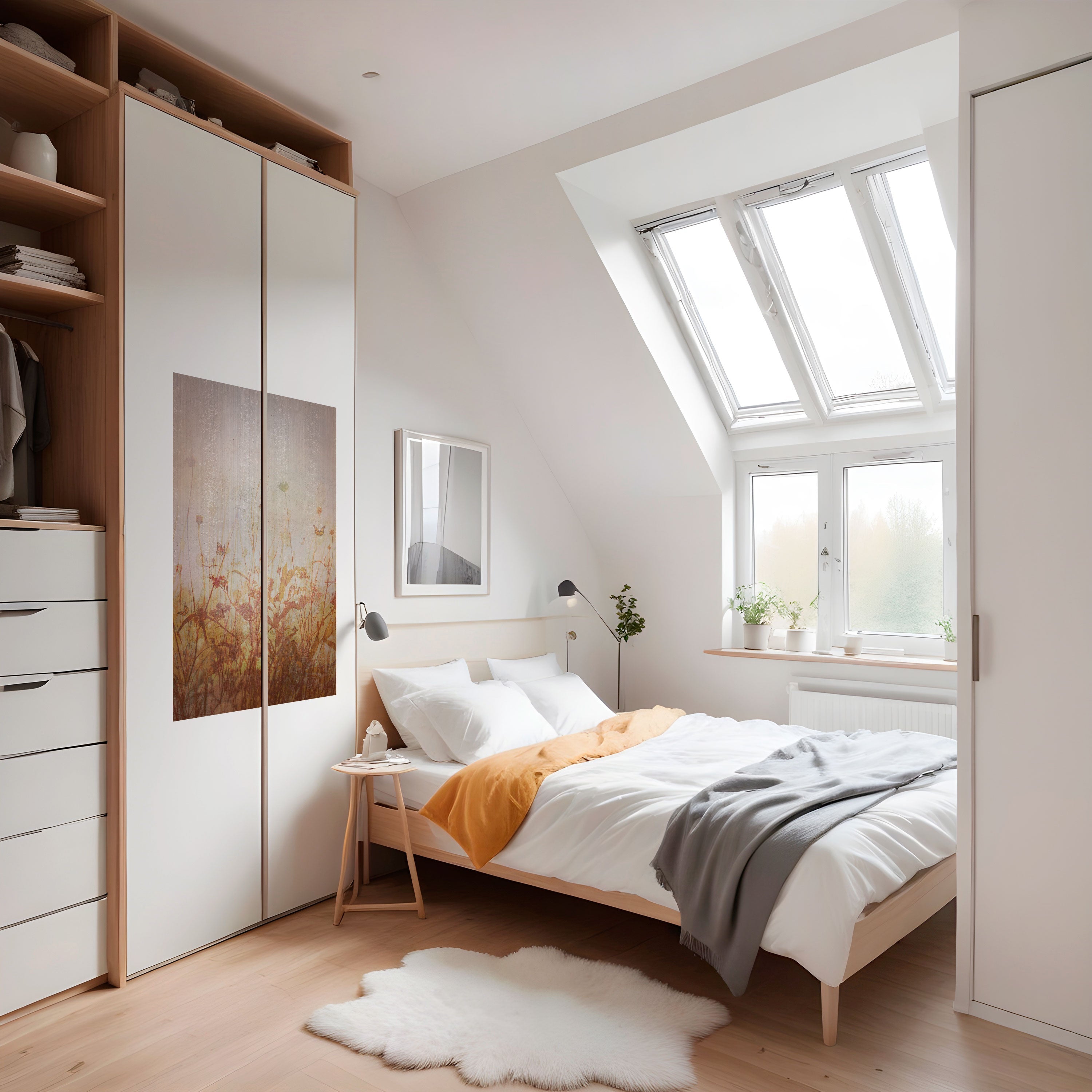 MEADOW BUTTERFLIES Poster Vertical Autocolante