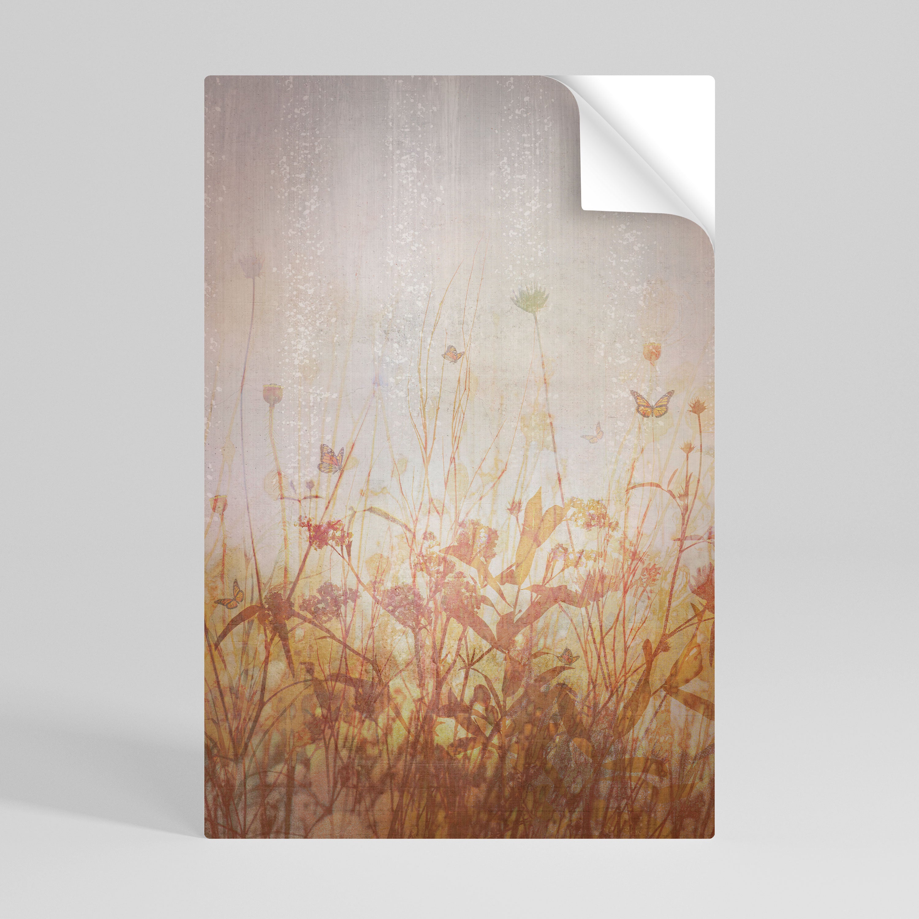 MEADOW BUTTERFLIES Póster Autocolante Vertical