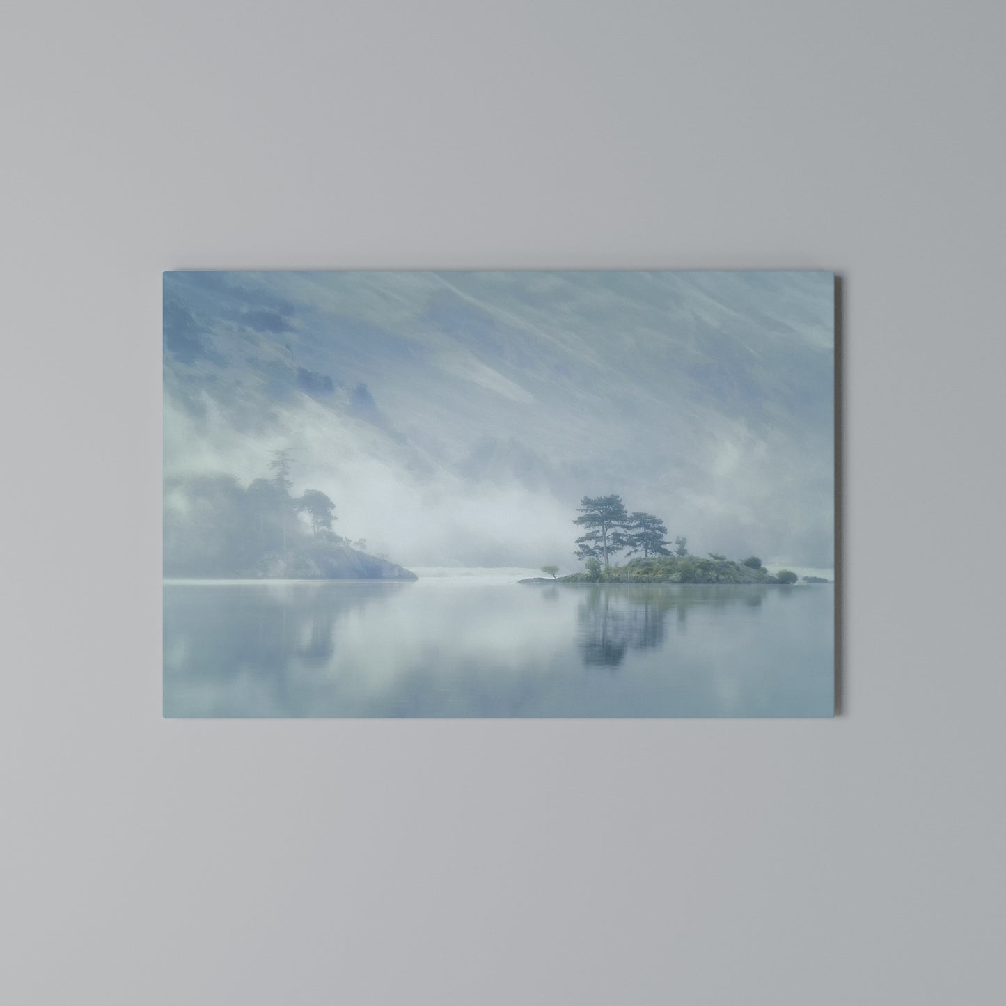 SILVER LAKE Horizontal Canvas Print