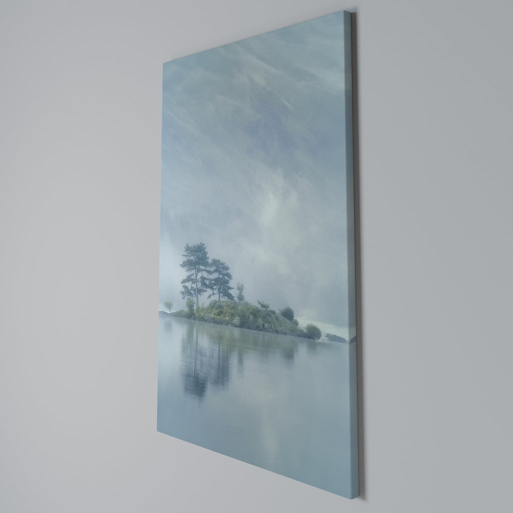 SILVER LAKE Vertical Canvas Print