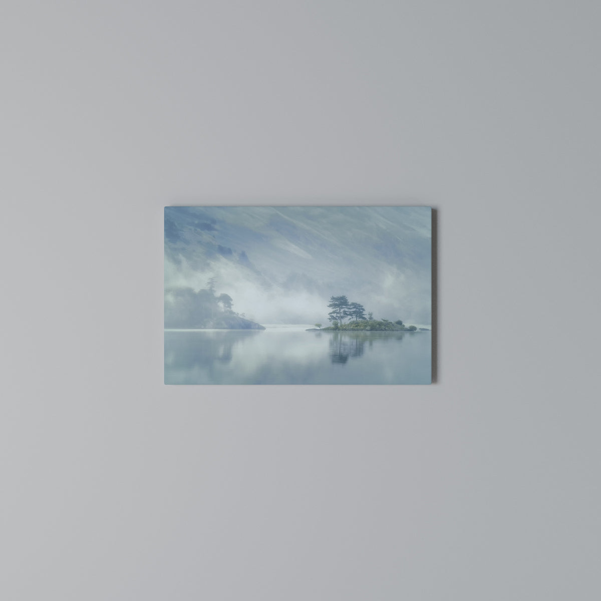 SILVER LAKE Horizontal Canvas Print
