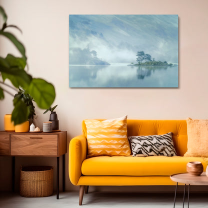 SILVER LAKE Horizontal Canvas Print
