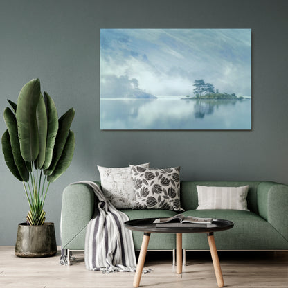 SILVER LAKE Horizontal Canvas Print