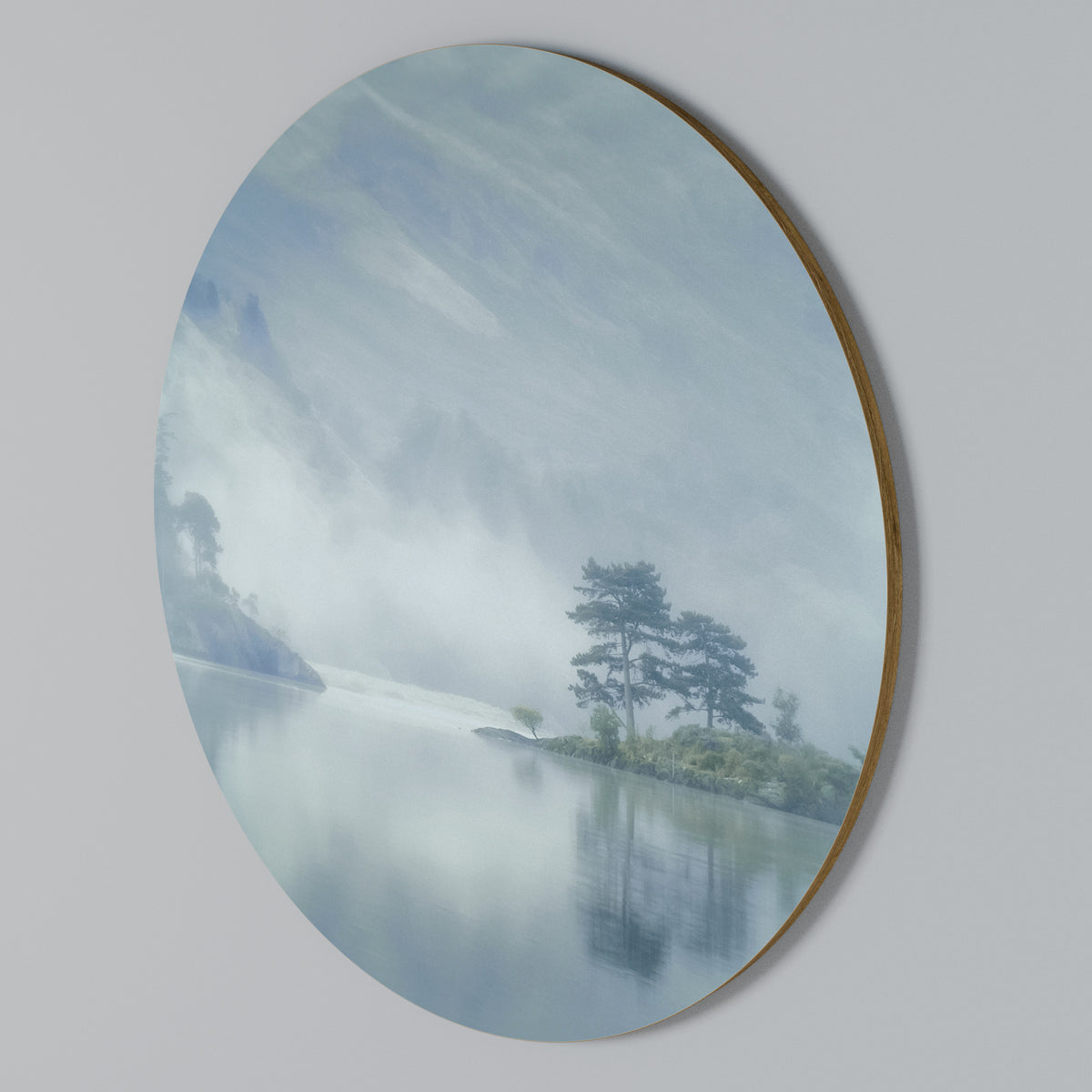 SILVER LAKE Arte de Parede Redonda