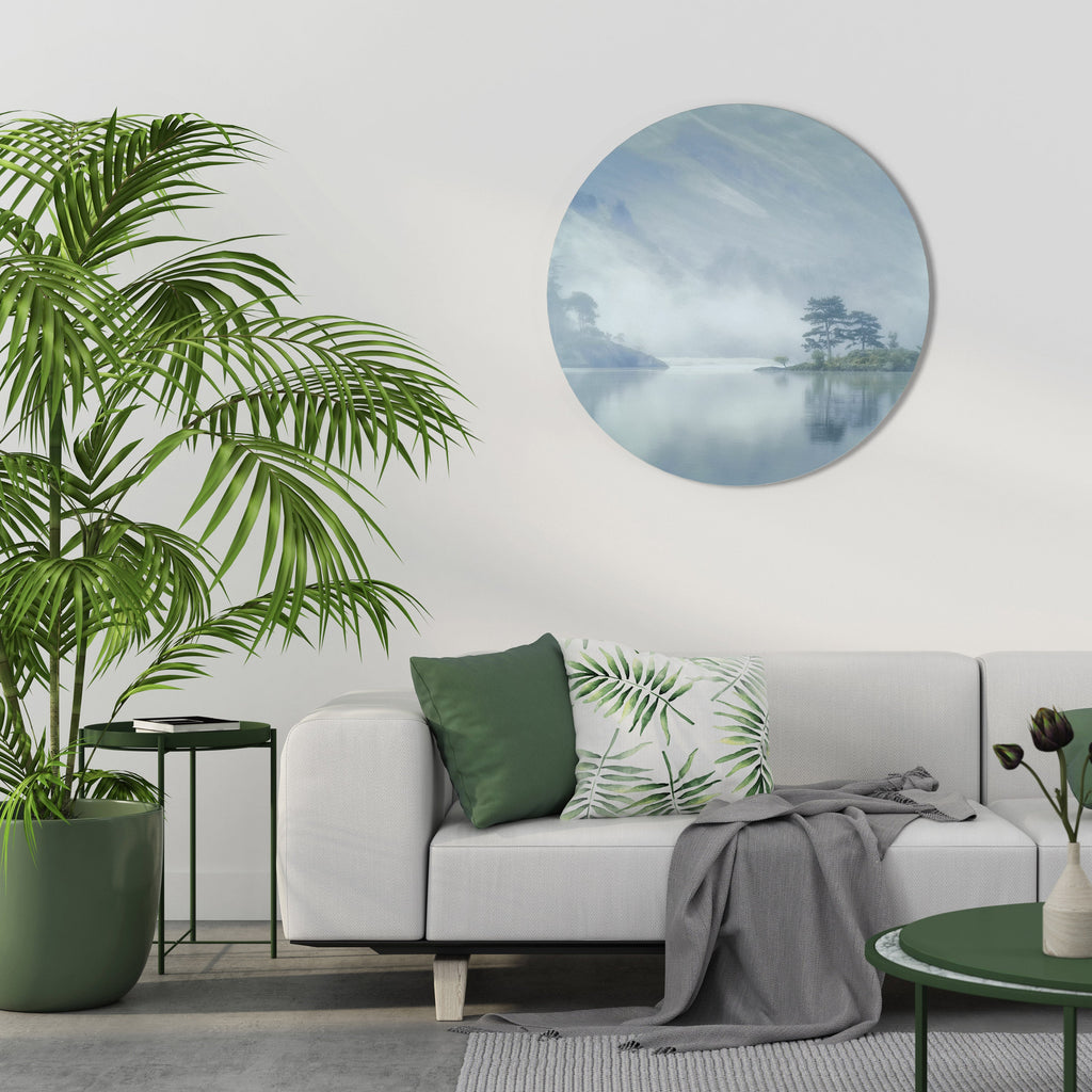 SILVER LAKE Quadro Redondo Decorativo