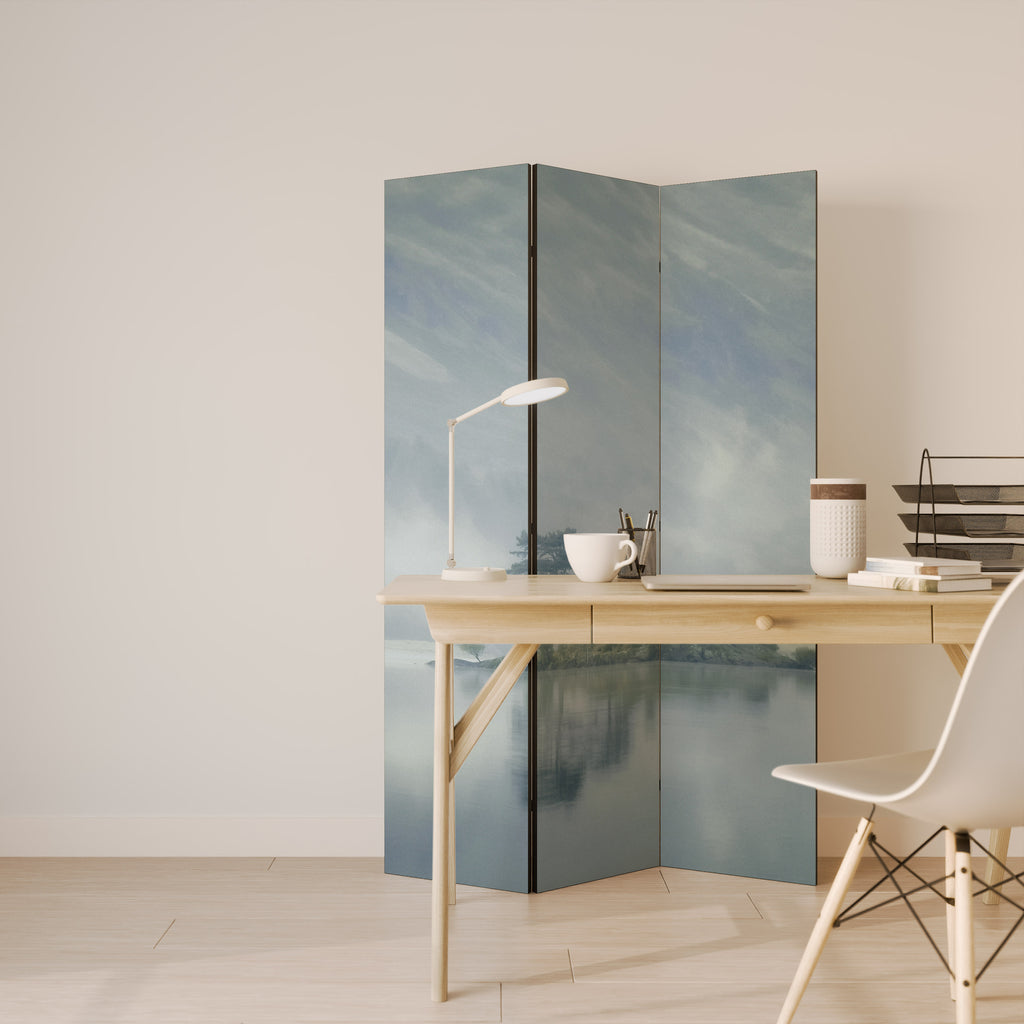 SILVER LAKE Biombo de 3 Painéis