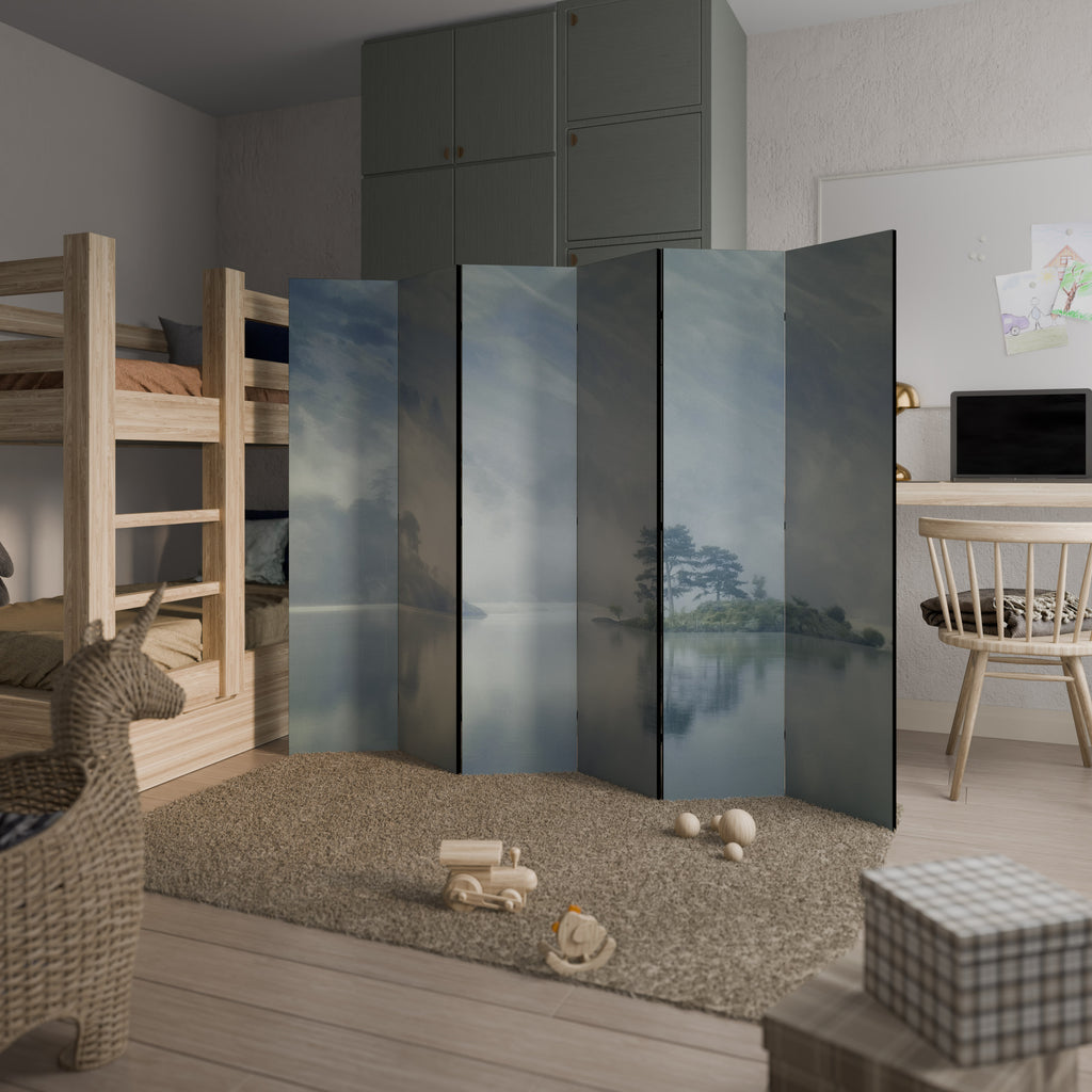 SILVER LAKE Biombo de 6 Painéis