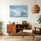 SILVER LAKE Peel and Stick Horizontal Poster