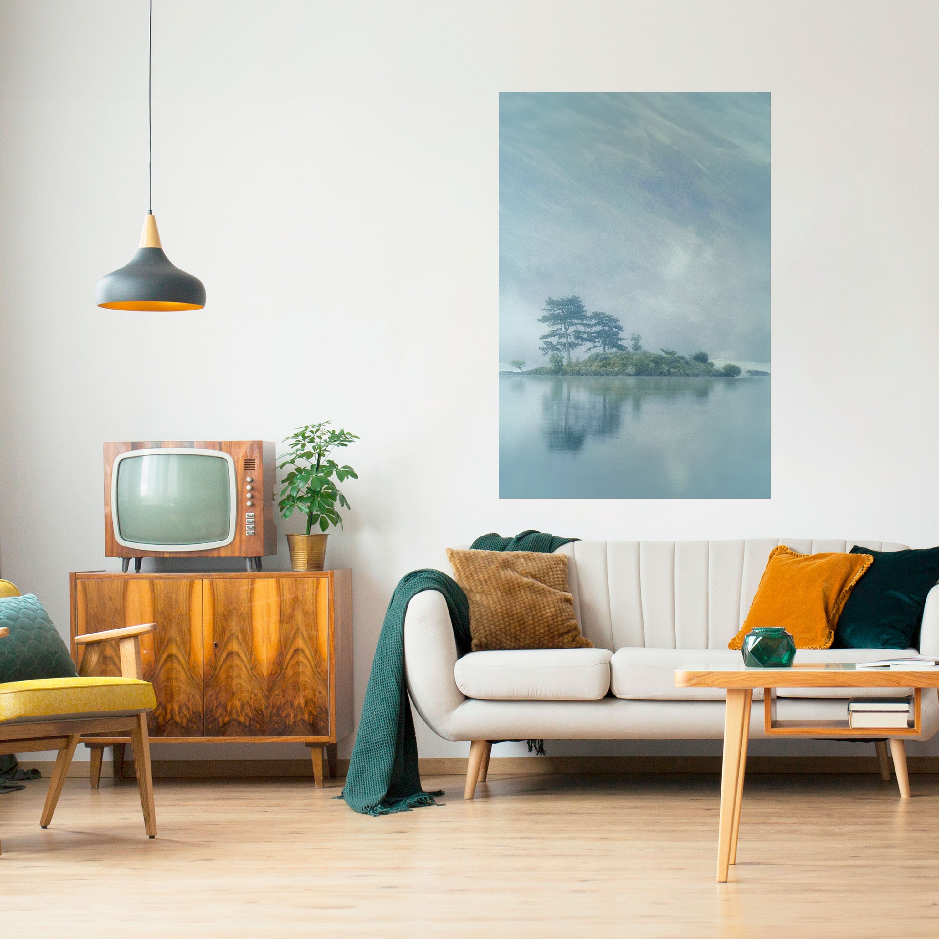 SILVER LAKE Poster Vertical Autocolante